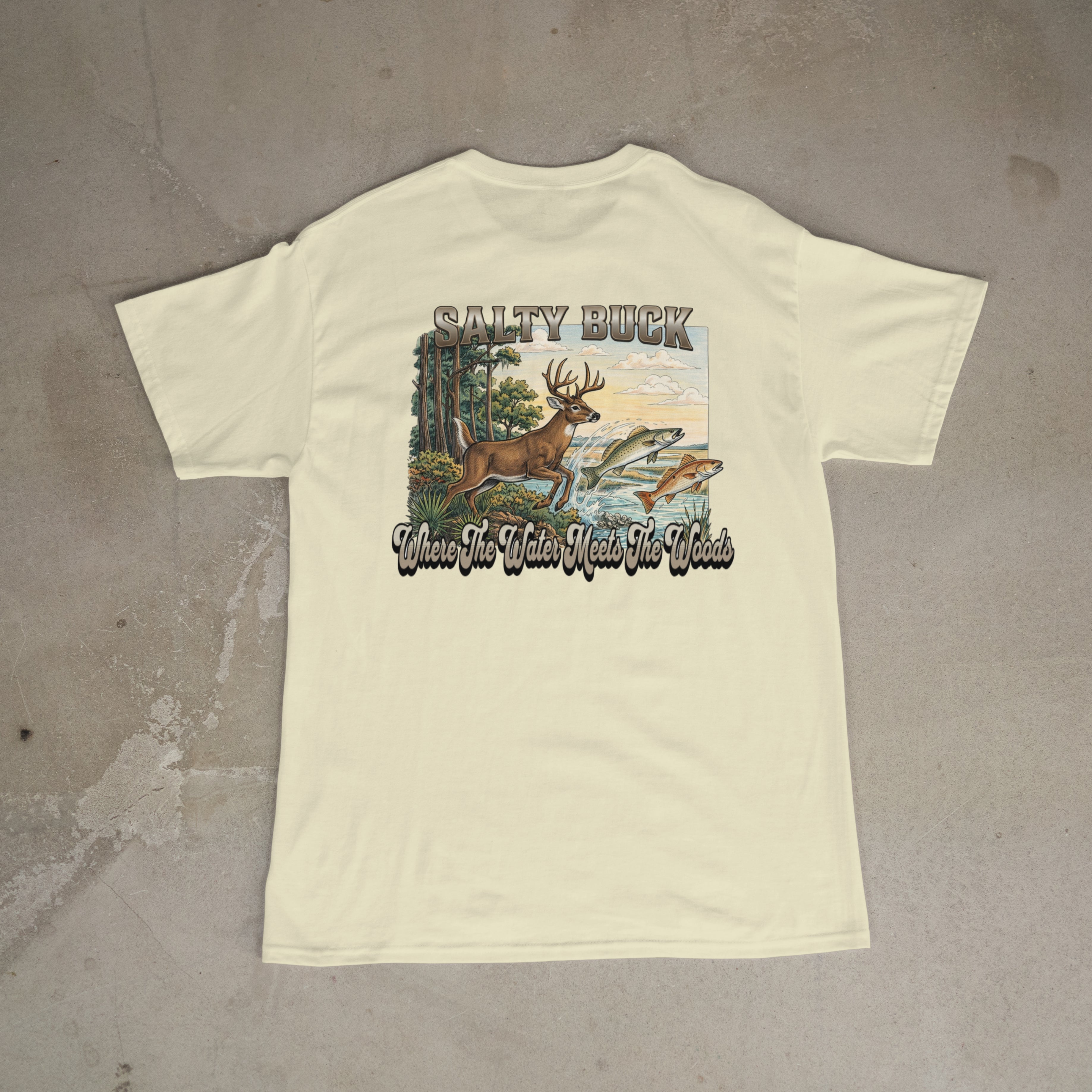 Water Meets Woods Tee