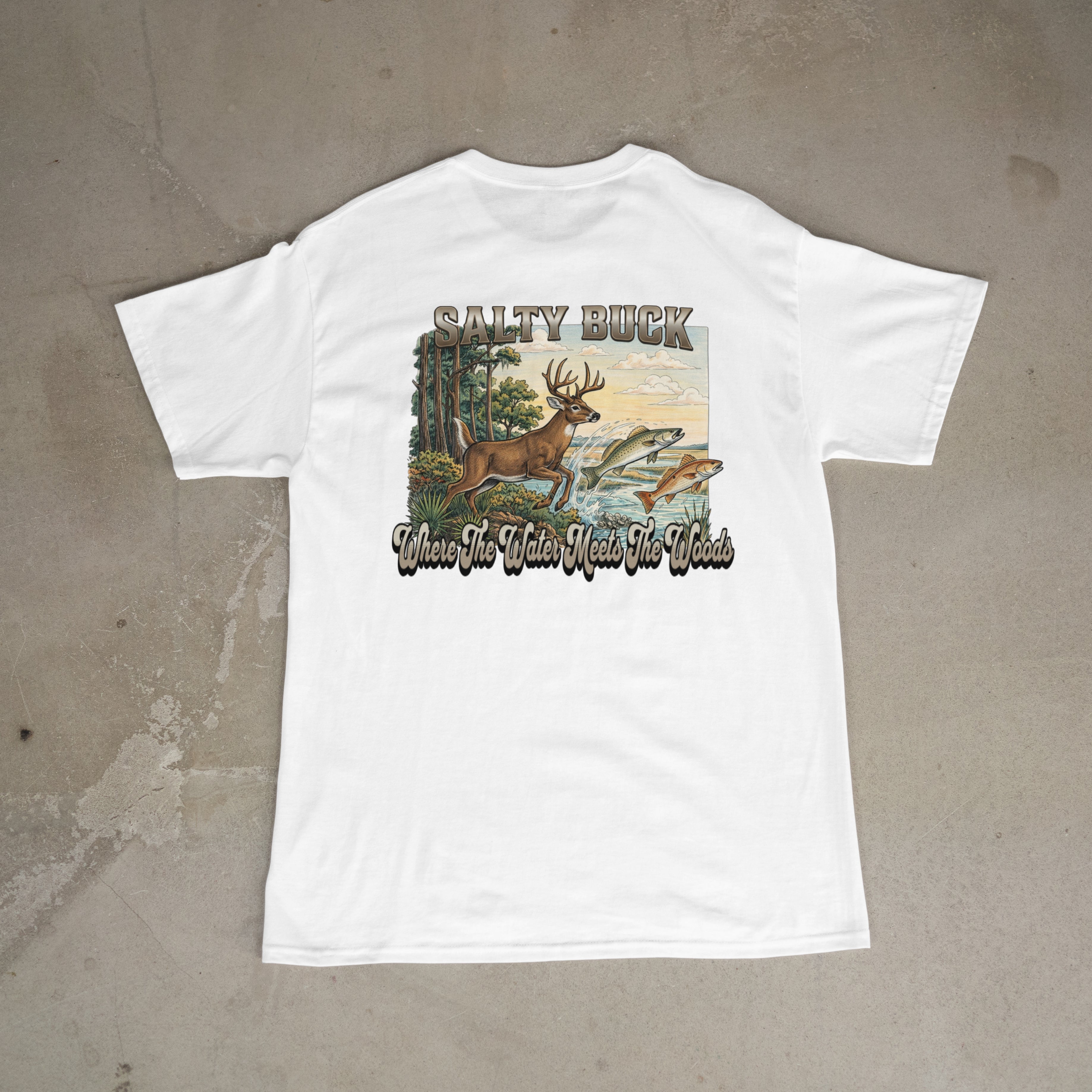Water Meets Woods Tee
