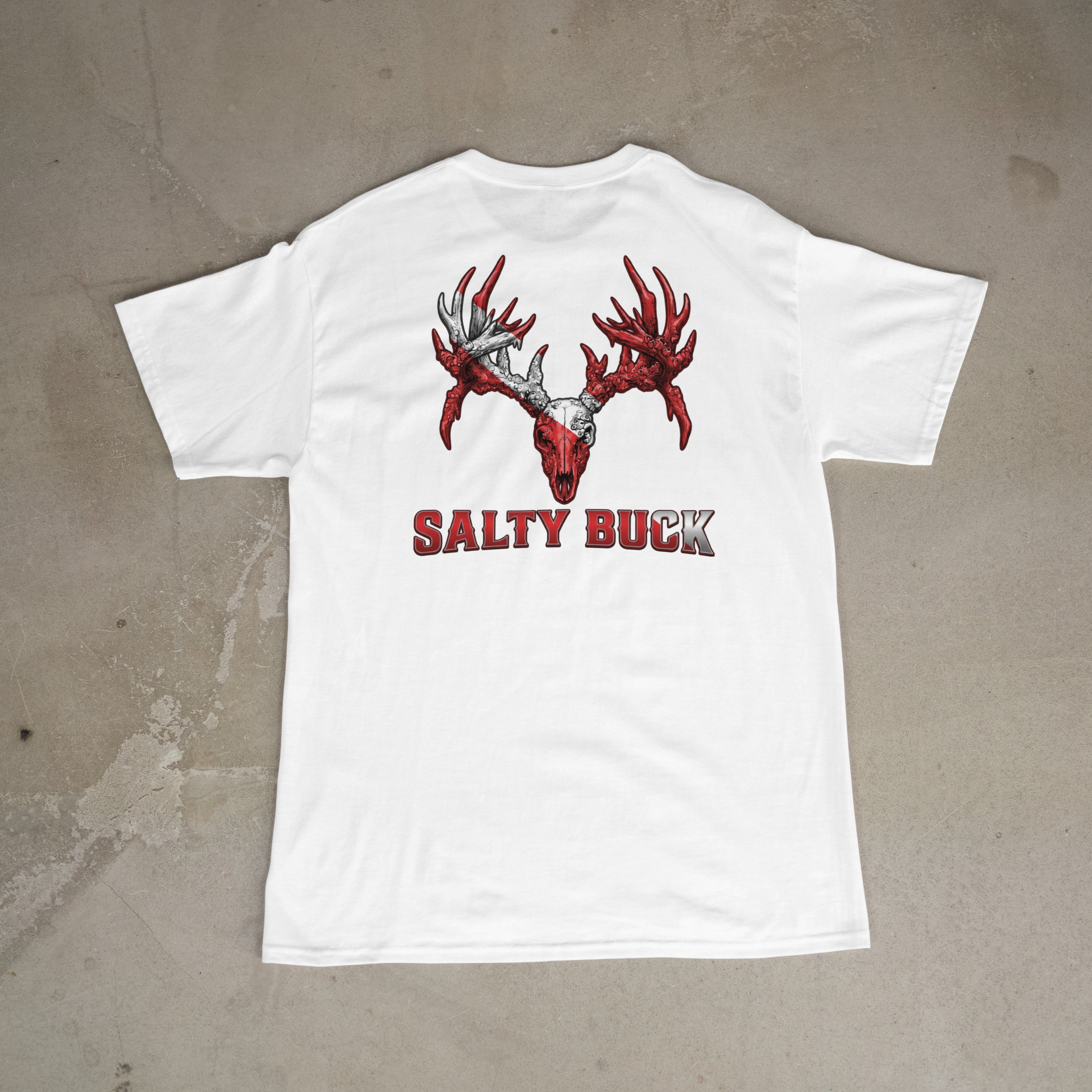 Salty Buck Antler Tee