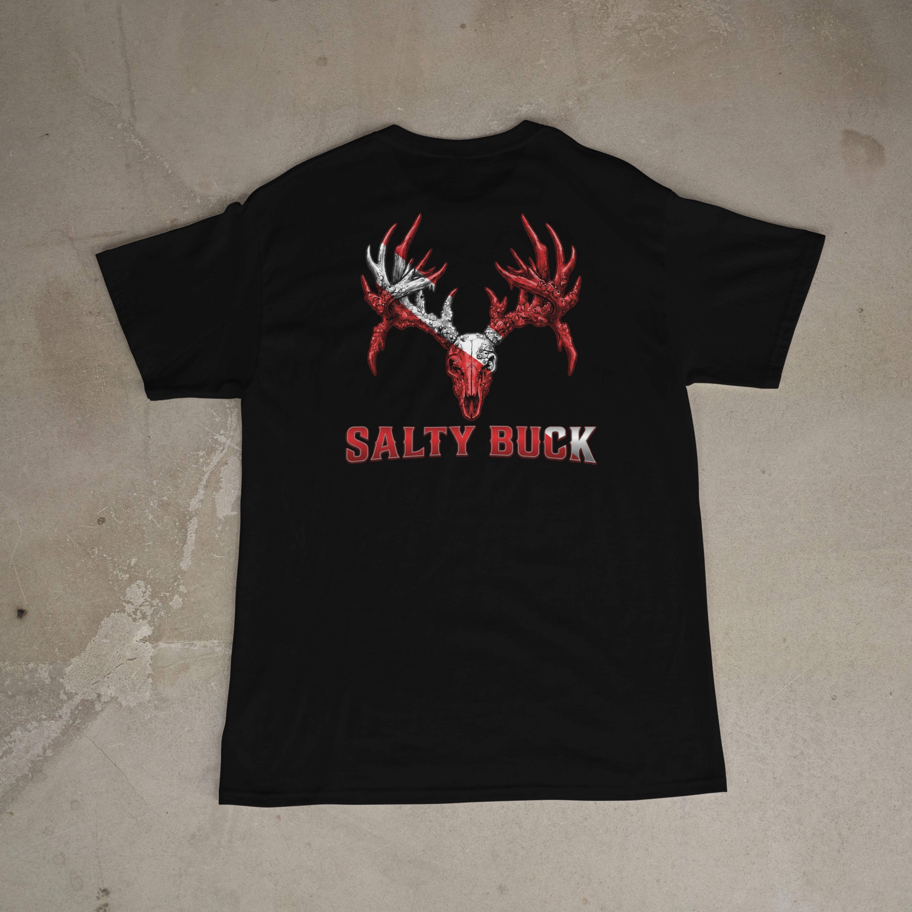 Salty Buck Antler Tee